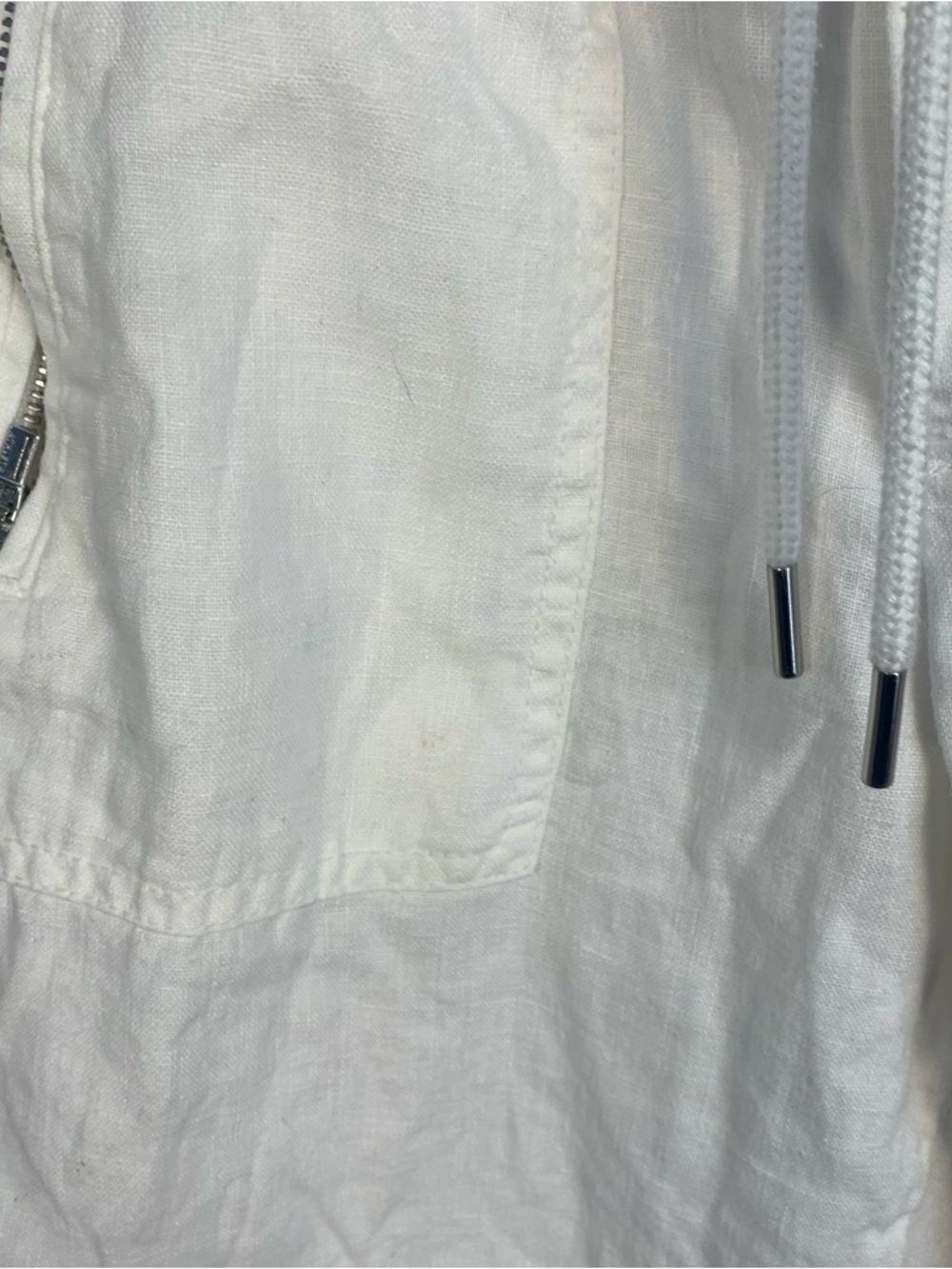 Athleta Cabo Linen White Joggers Pants - Picture 6 of 10
